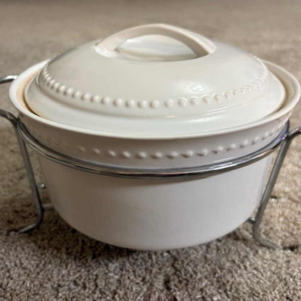 Everything Kitchen Professional Grade 9x9" Round Baking Dish/Stand & Warmer